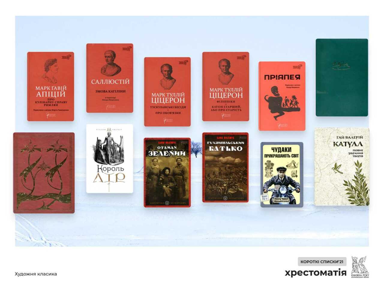 khudozhnia klasyka hr 1 - Всеукраїнський рейтинг «Книжка року-2021» оголосив короткі списки